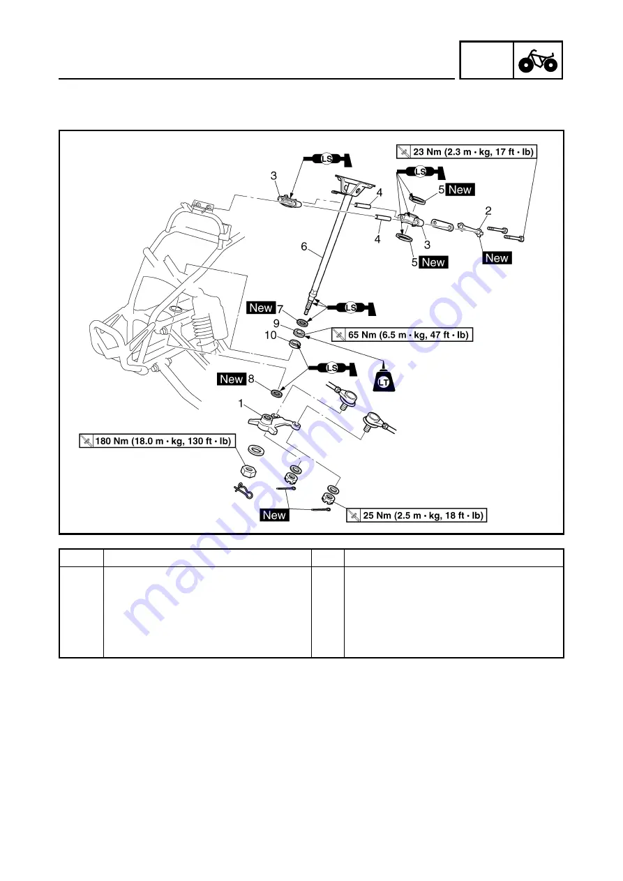 Yamaha 2003 YFZ450S Service Manual Download Page 297