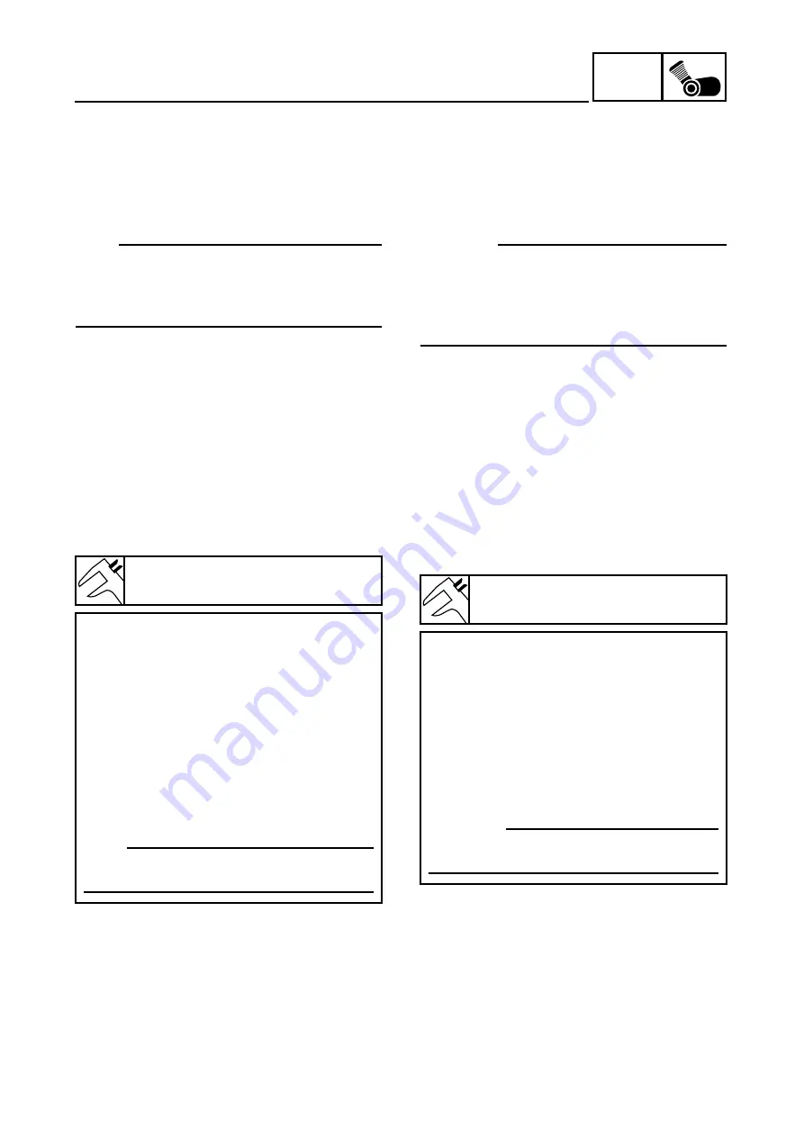 Yamaha 2003 YZ450F Owner'S Service Manual Download Page 305