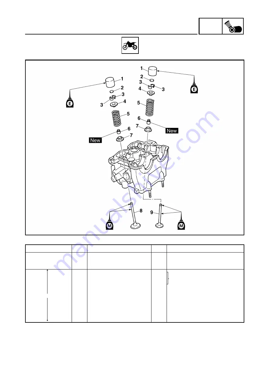 Yamaha 2003 YZ450F Owner'S Service Manual Download Page 310