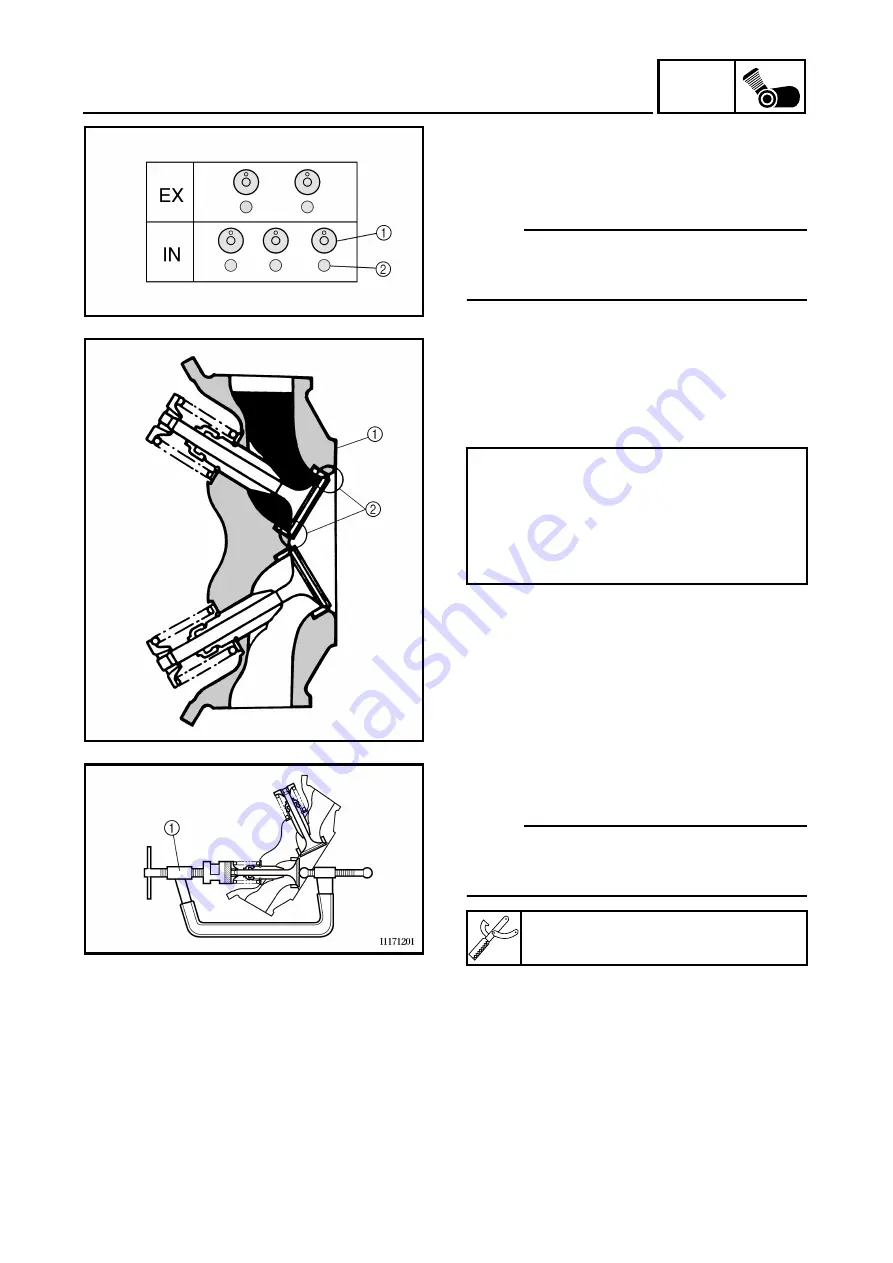 Yamaha 2003 YZ450F Owner'S Service Manual Download Page 312