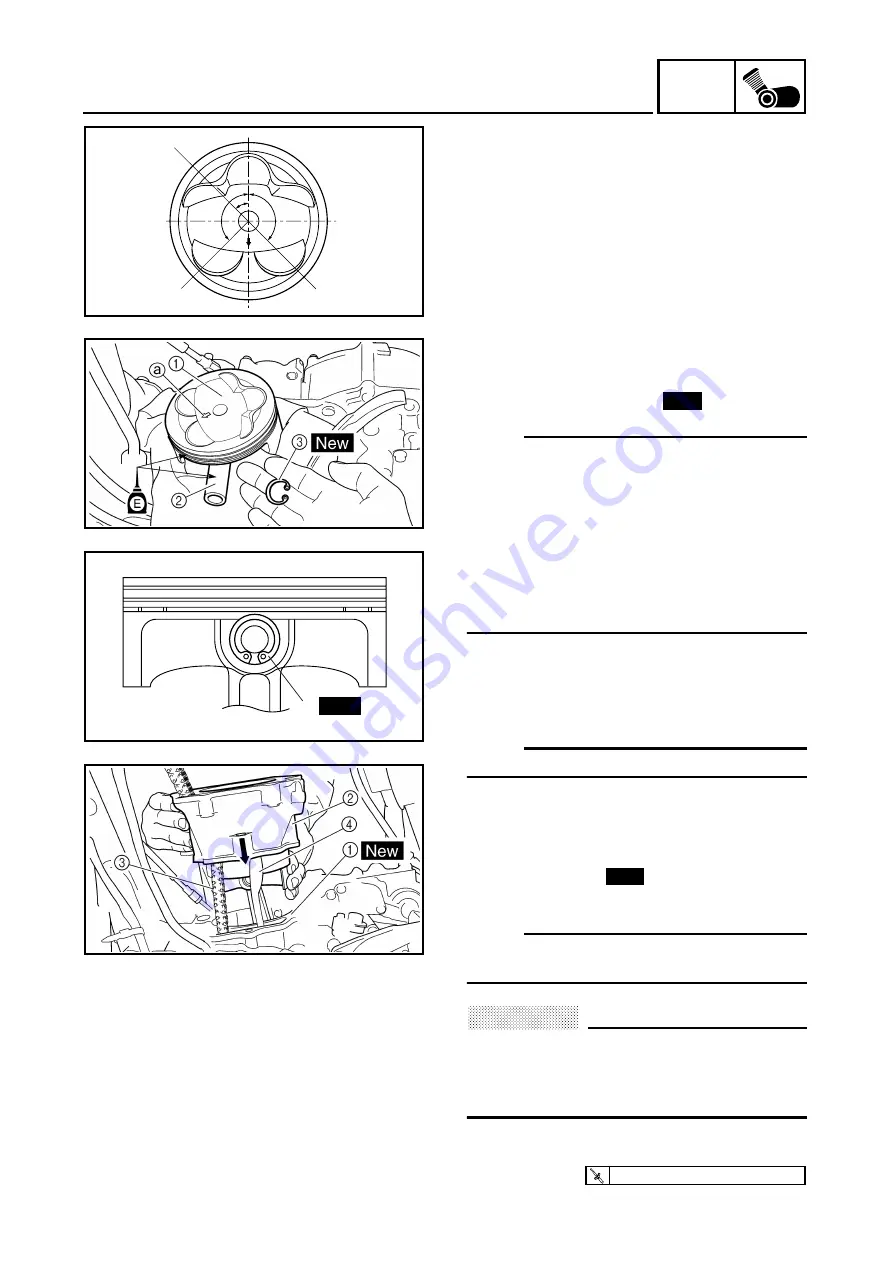 Yamaha 2003 YZ450F Owner'S Service Manual Download Page 338