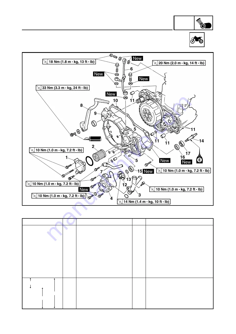 Yamaha 2003 YZ450F Owner'S Service Manual Download Page 354