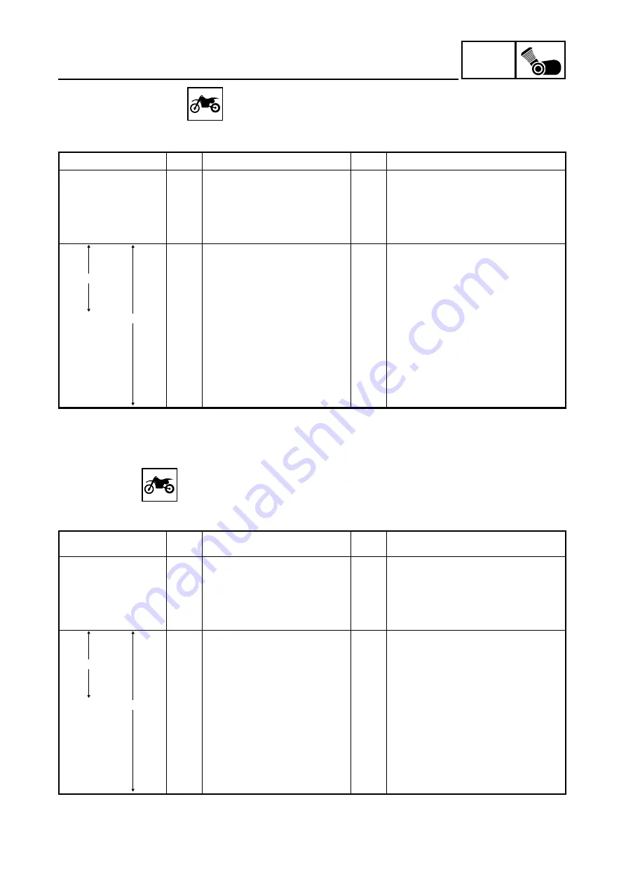 Yamaha 2003 YZ450F Owner'S Service Manual Download Page 375