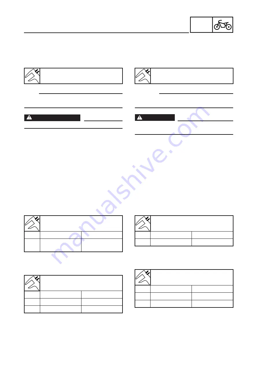 Yamaha 2003 YZ450F Owner'S Service Manual Download Page 449