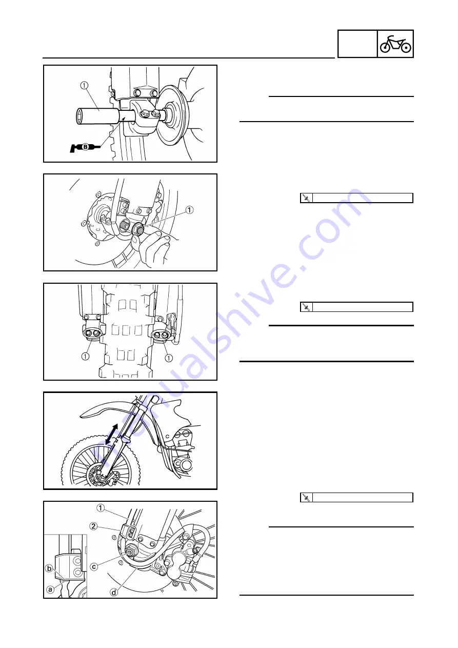 Yamaha 2003 YZ450F Owner'S Service Manual Download Page 452