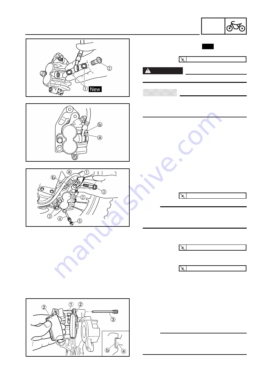 Yamaha 2003 YZ450F Owner'S Service Manual Download Page 476