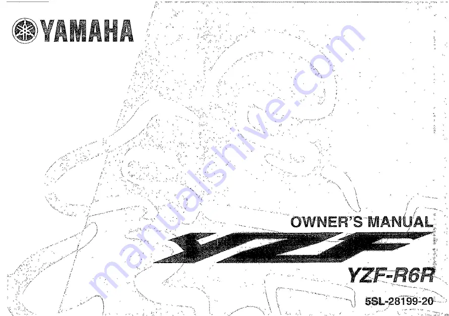 Yamaha 2003 YZF-R6R Owner'S Manual Download Page 1