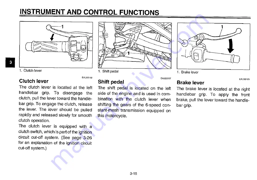 Yamaha 2003 YZF-R6R Owner'S Manual Download Page 35