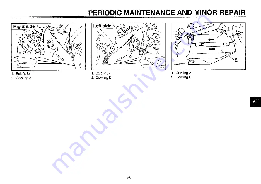 Yamaha 2003 YZF-R6R Owner'S Manual Download Page 63