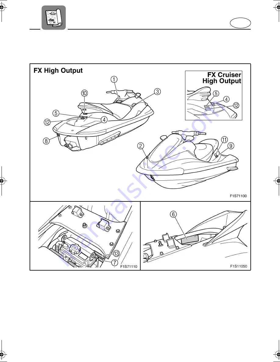 Yamaha 2005 WaveRunner FX Cruiser High Output Скачать руководство пользователя страница 10