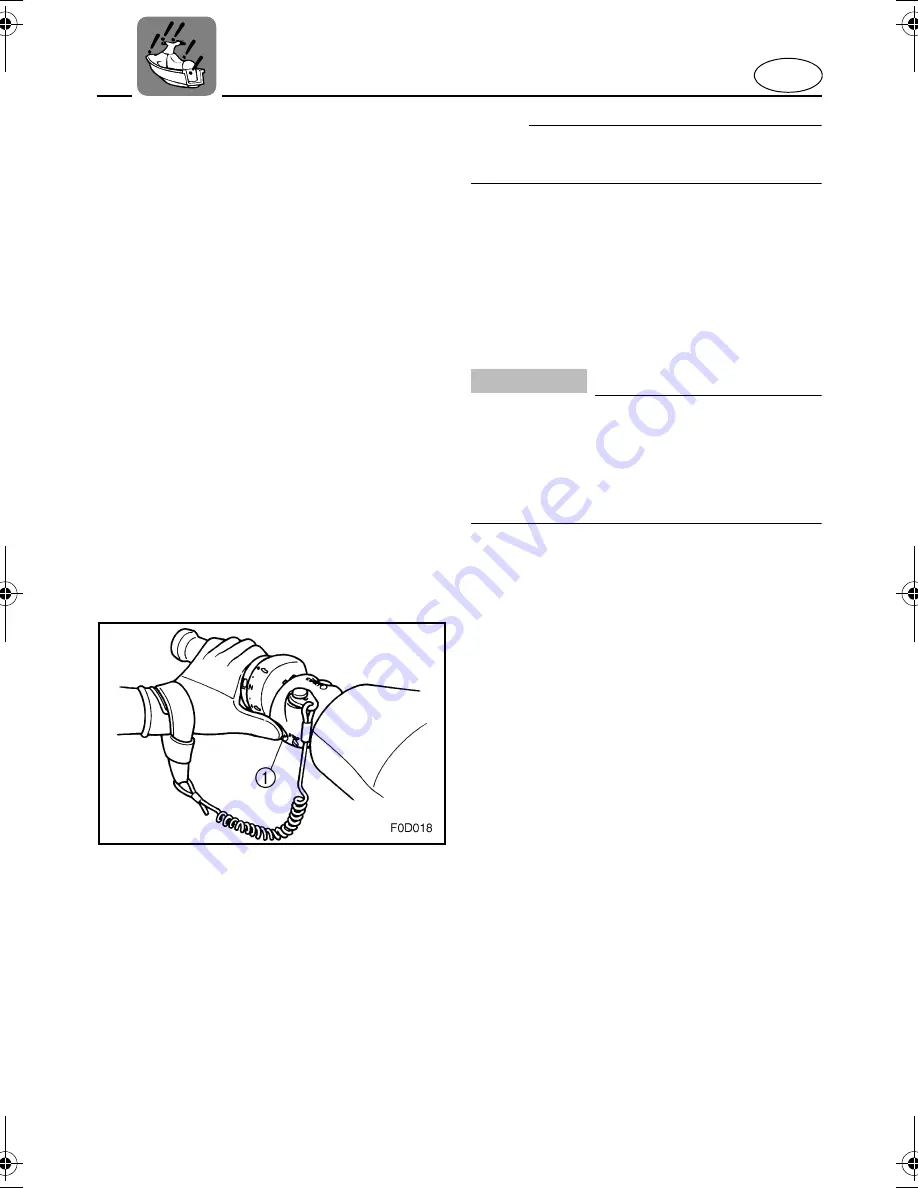 Yamaha 2005 WaveRunner FX Cruiser High Output Owner'S/Operator'S Manual Download Page 37