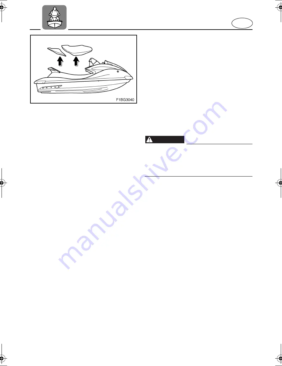 Yamaha 2005 WaveRunner FX Cruiser High Output Owner'S/Operator'S Manual Download Page 62