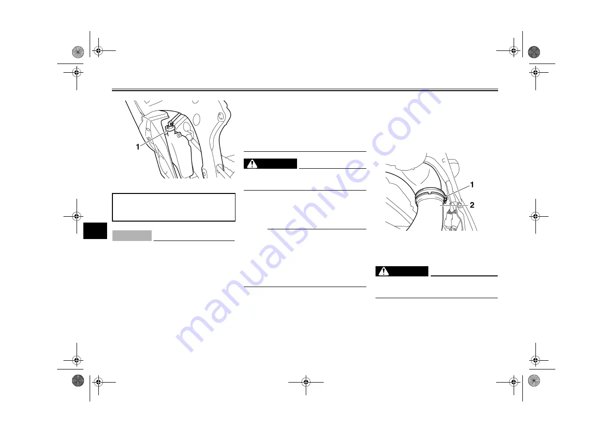 Yamaha 2005 YZF-R6T Owner'S Manual Download Page 60