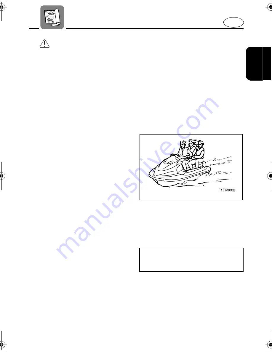 Yamaha 2006 WaveRunner FX Cruiser High Output Owner'S/Operator'S Manual Download Page 15