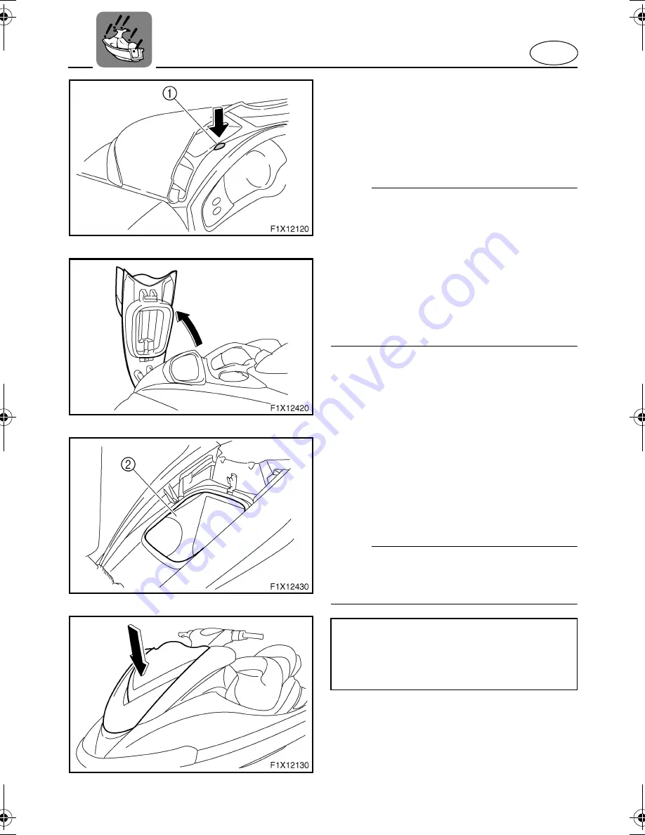 Yamaha 2006 WaveRunner FX Cruiser High Output Owner'S/Operator'S Manual Download Page 64