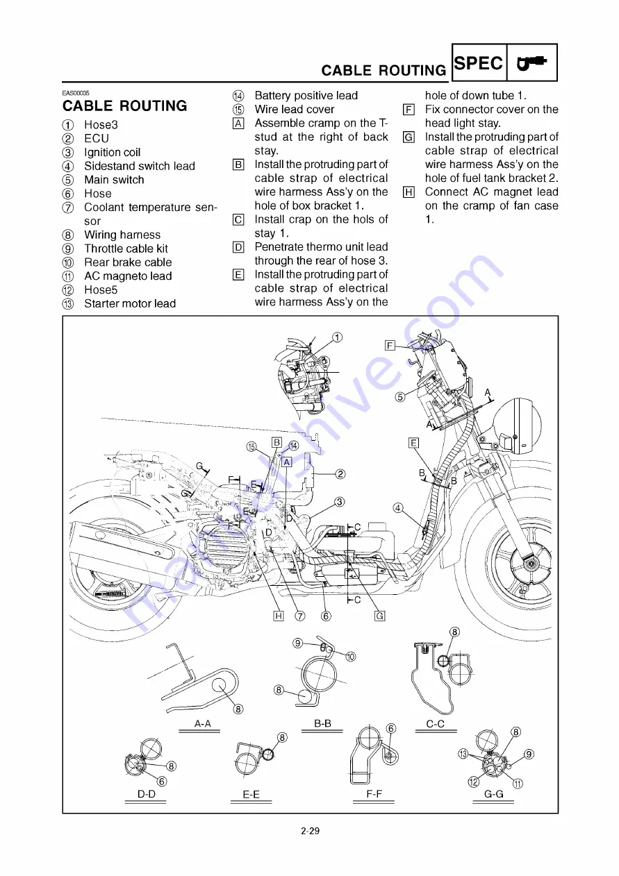 Yamaha 2006 XF50W Скачать руководство пользователя страница 48