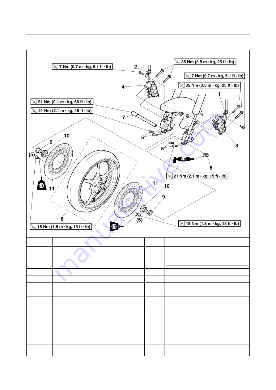 Yamaha 2006 YZFR6V Service Manual Download Page 140