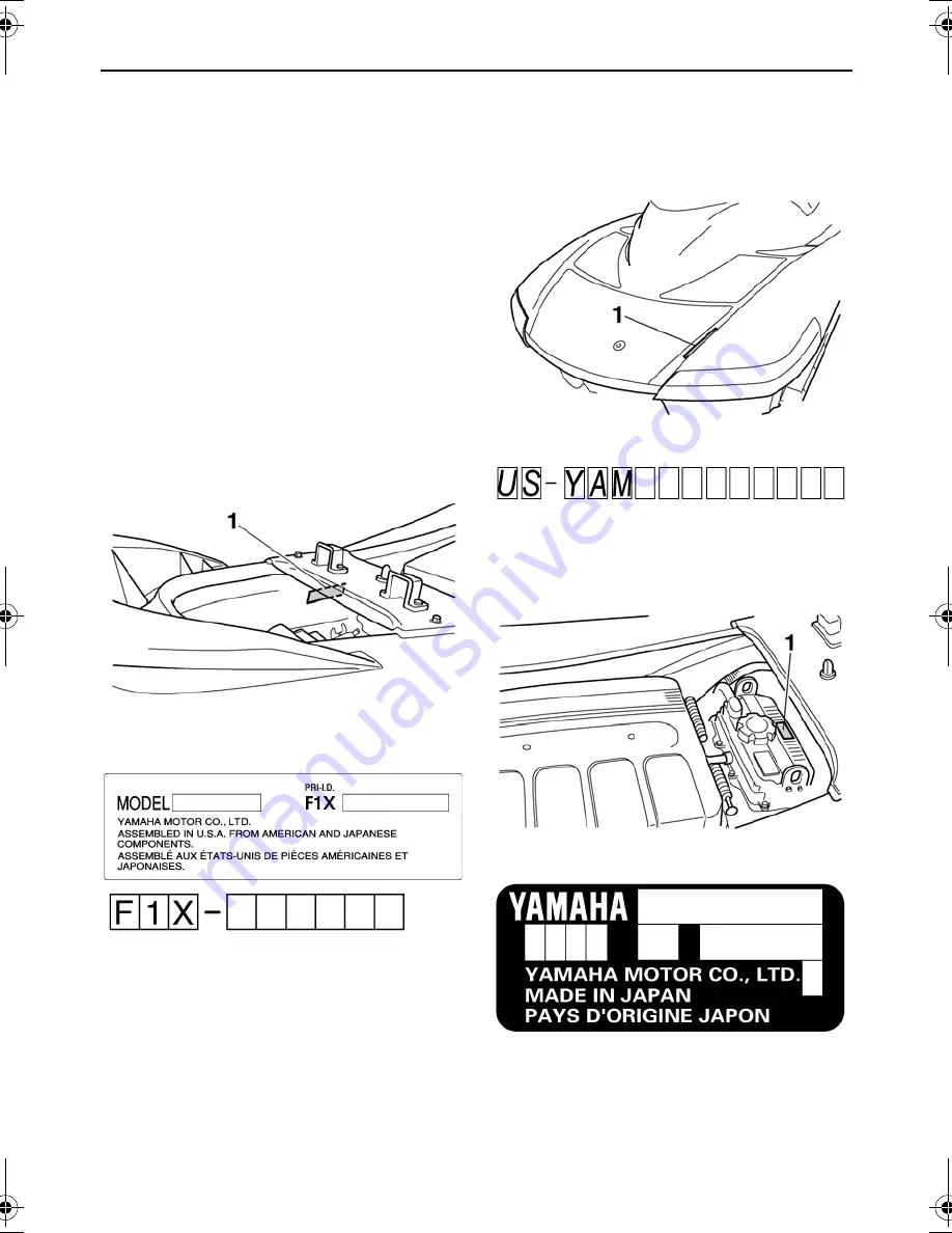 Yamaha 2008 WaveRunner FX Cruiser High Output Скачать руководство пользователя страница 6