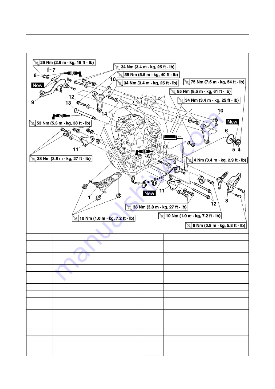 Yamaha 2008 YZ250FX Owner'S Service Manual Download Page 118