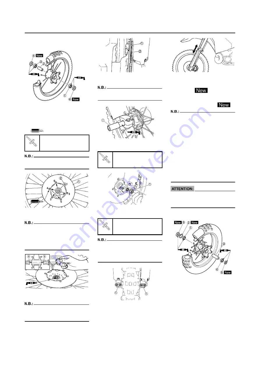 Yamaha 2008 YZ250FX Owner'S Service Manual Download Page 327