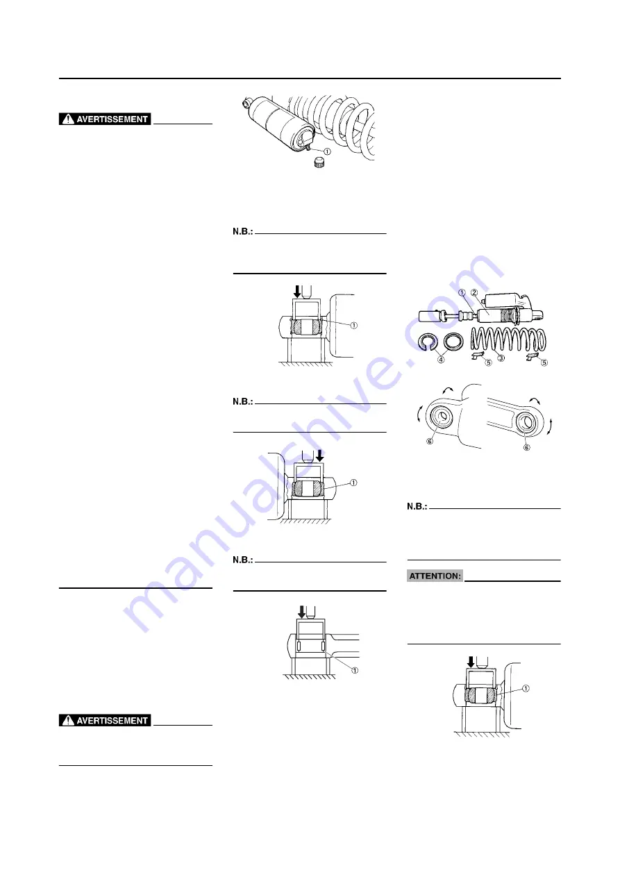 Yamaha 2008 YZ250FX Owner'S Service Manual Download Page 362