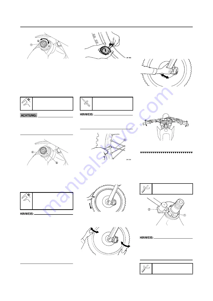 Yamaha 2008 YZ250FX Owner'S Service Manual Download Page 447