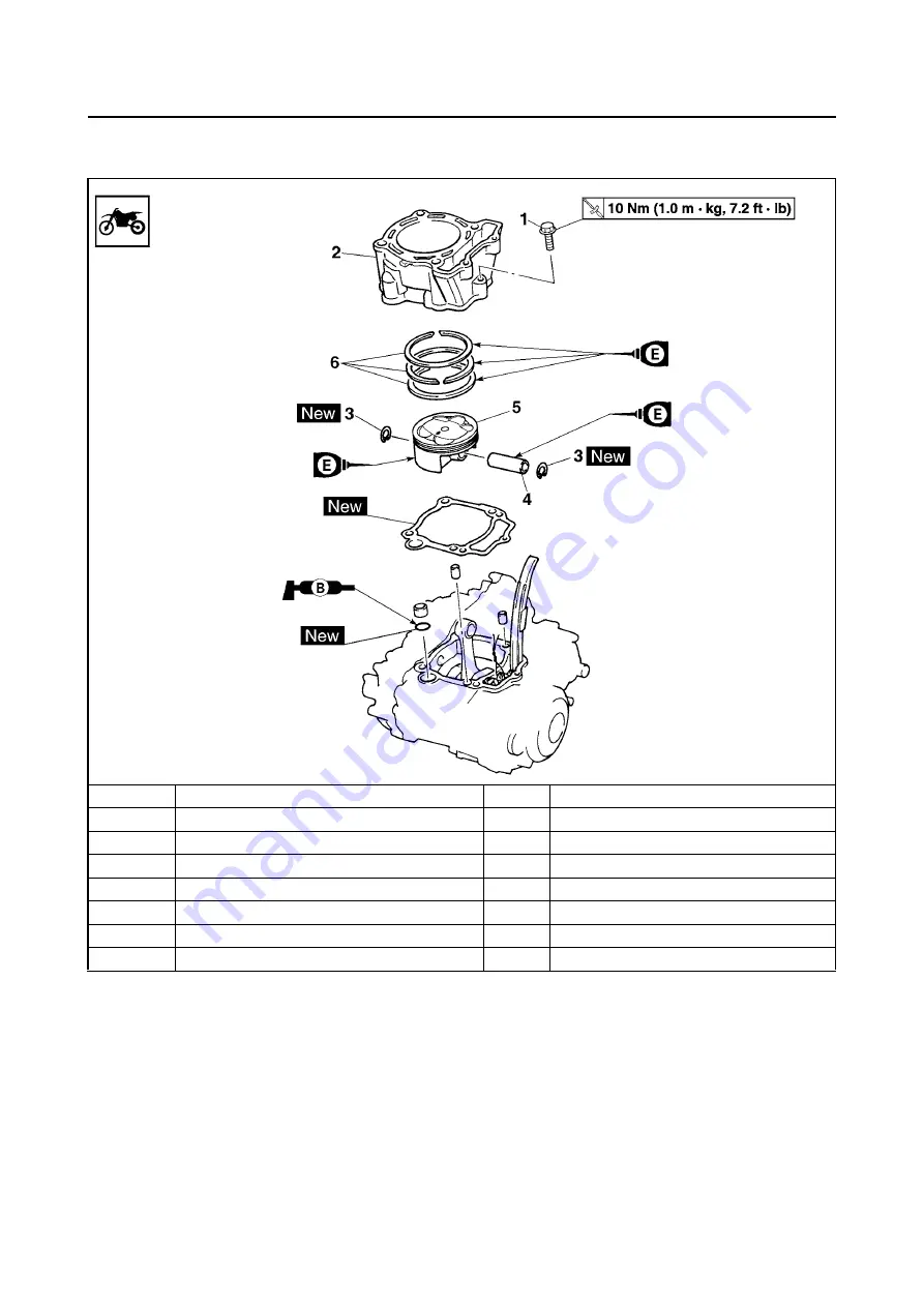 Yamaha 2008 YZ250FX Owner'S Service Manual Download Page 478