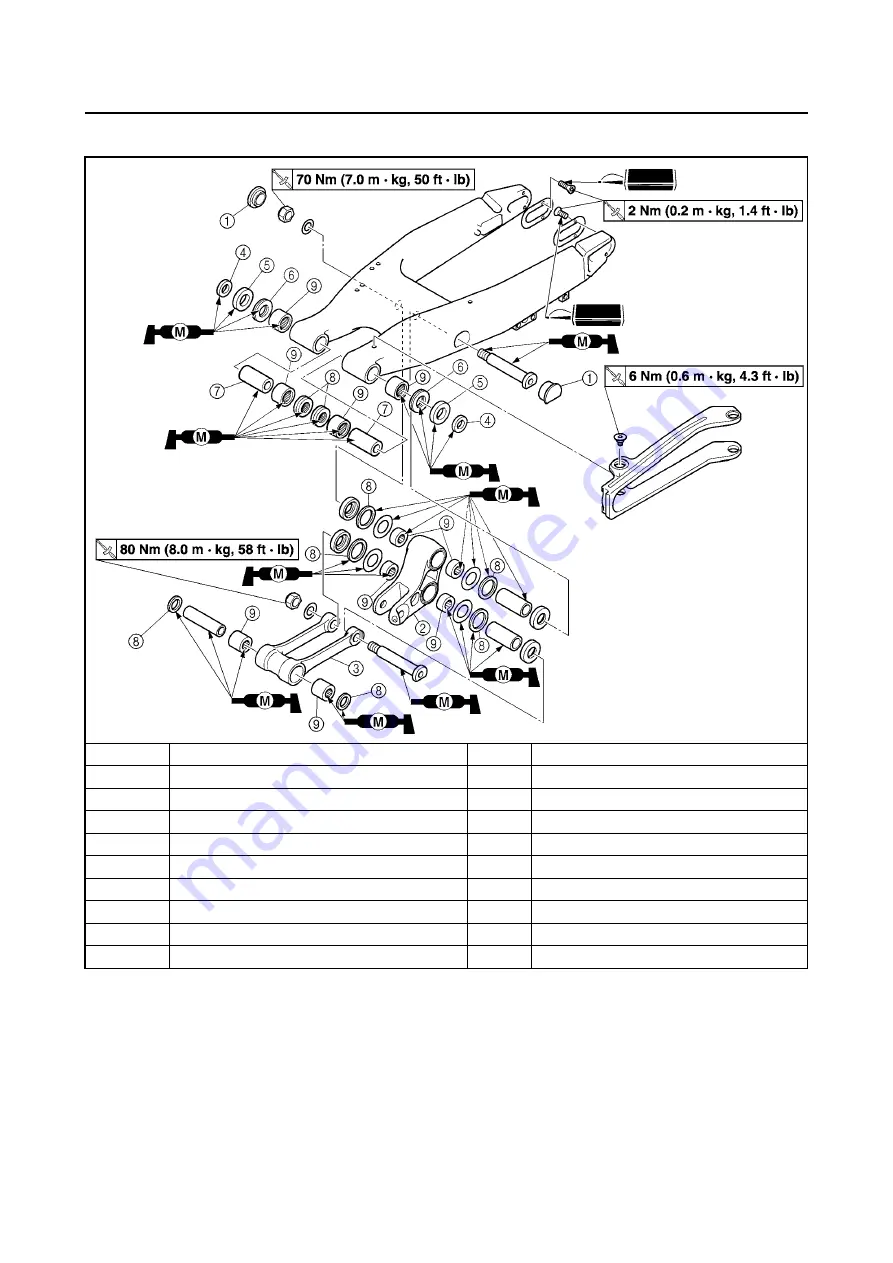 Yamaha 2008 YZ250FX Owner'S Service Manual Download Page 746