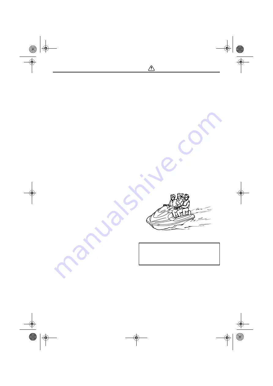 Yamaha 2009 WaveRunner FX Cruiser SHO Owner'S Manual Download Page 15