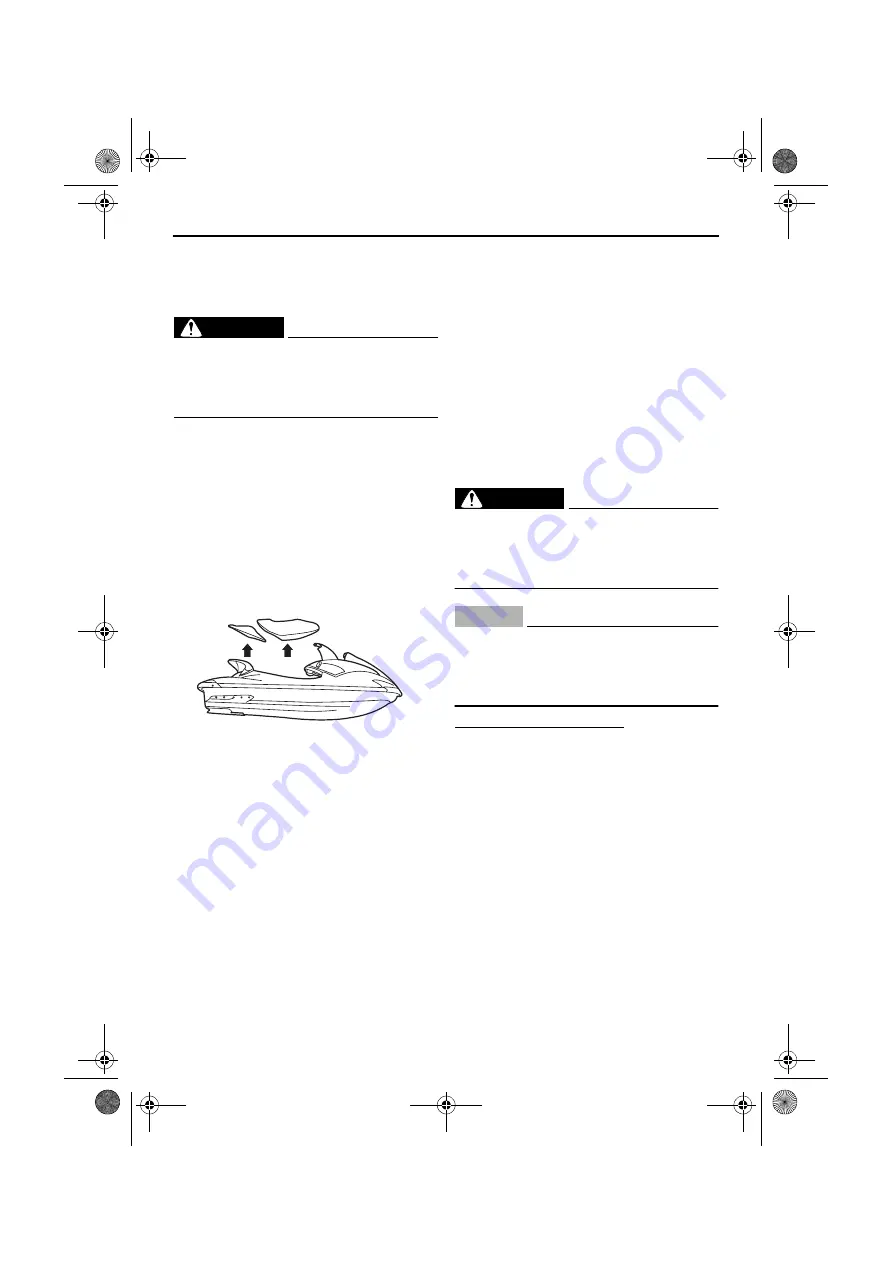 Yamaha 2009 WaveRunner FX Cruiser SHO Owner'S Manual Download Page 66