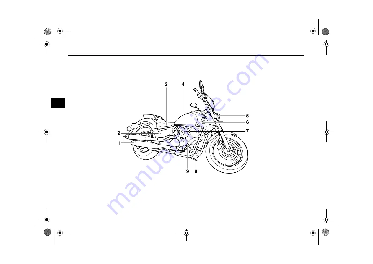 Yamaha 2009 XVS1100AY Owner'S Manual Download Page 16