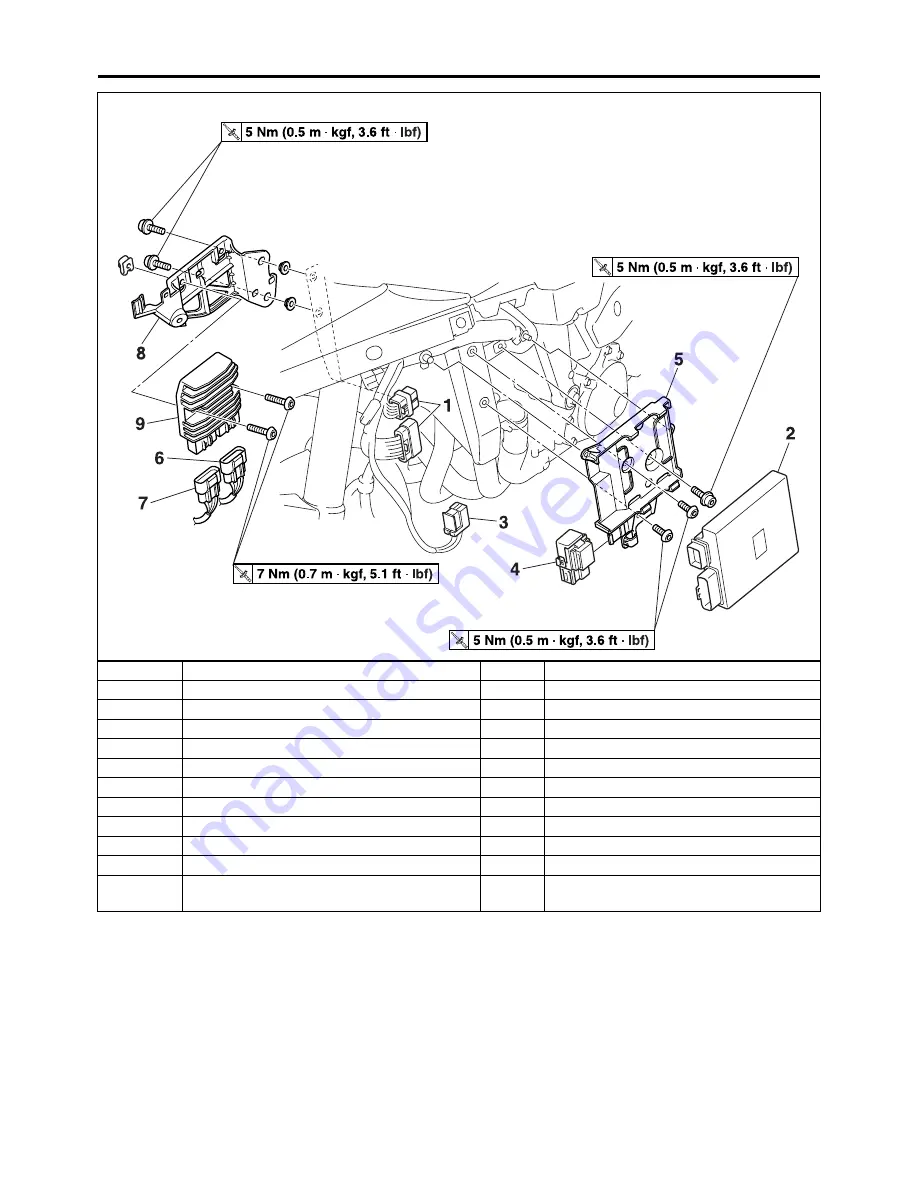 Yamaha 2009 YZF-R1Y Service Manual Download Page 154