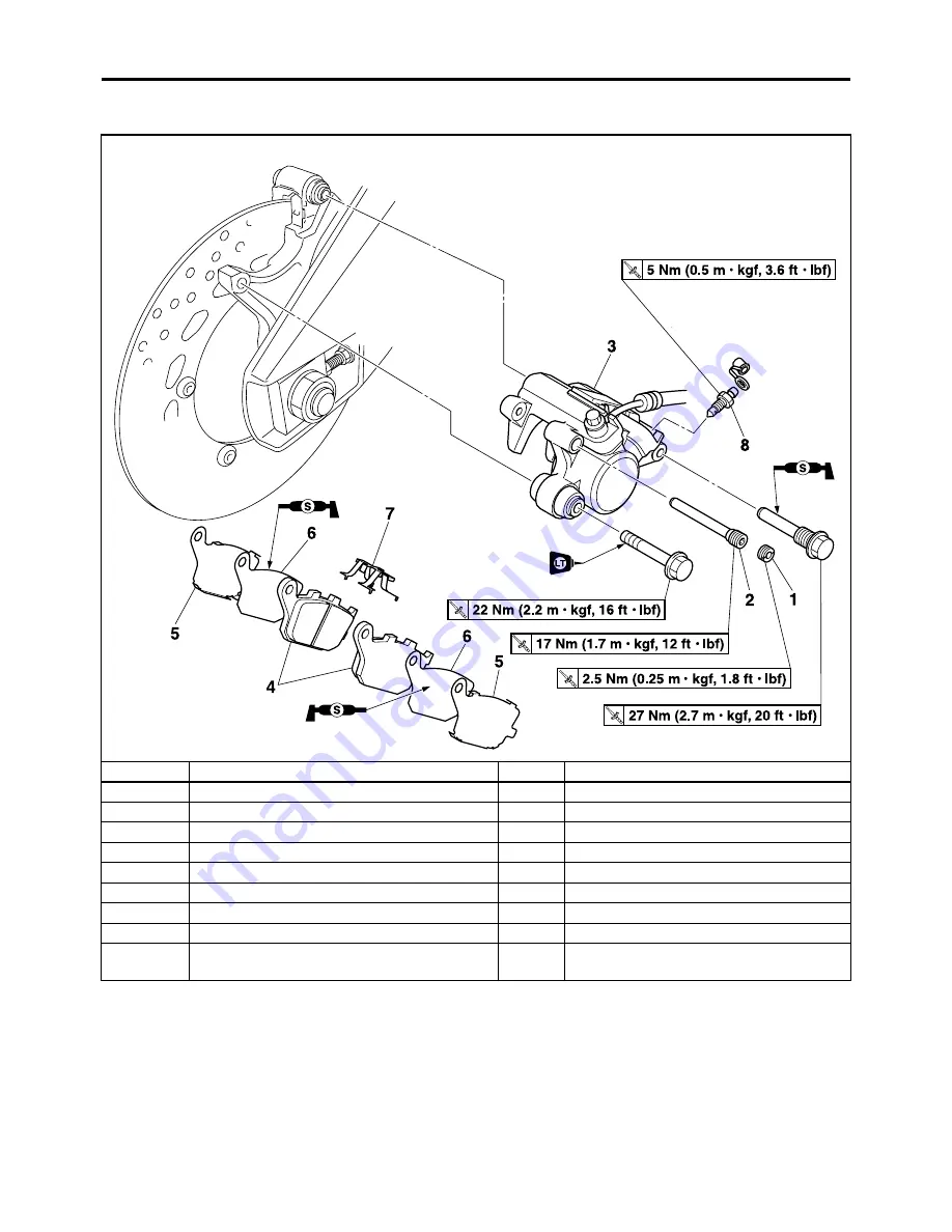 Yamaha 2011 FZ8NA(C) Service Manual Download Page 174