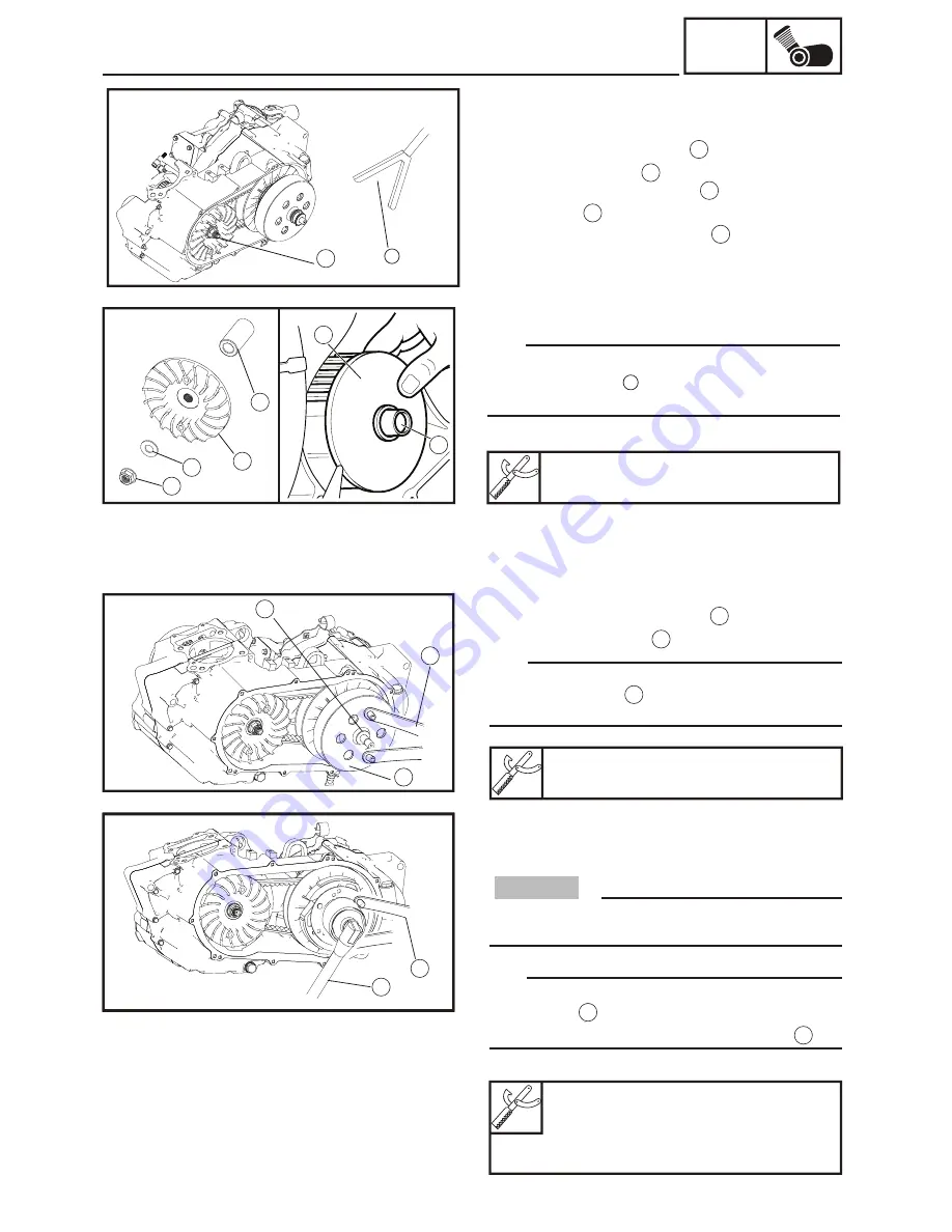 Yamaha 2012 Grizzly 300 Service Manual Download Page 156