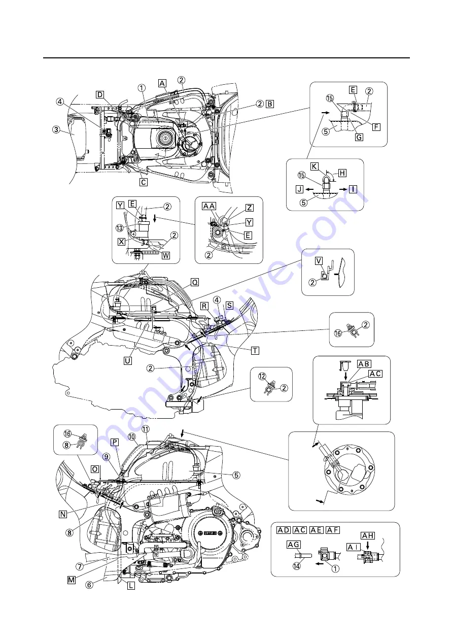 Yamaha 2012 TMAX XP500A Service Manual Download Page 112