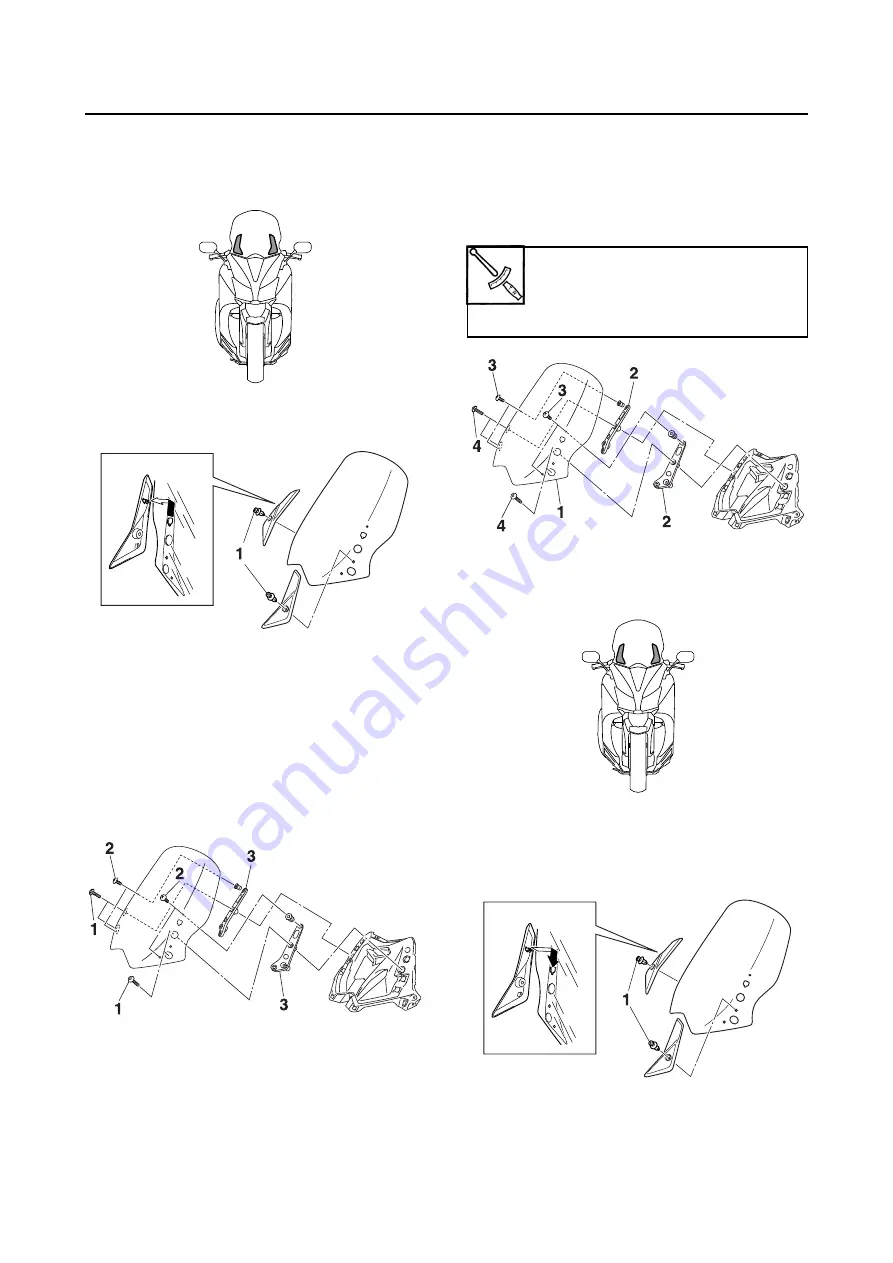 Yamaha 2012 TMAX XP500A Service Manual Download Page 166