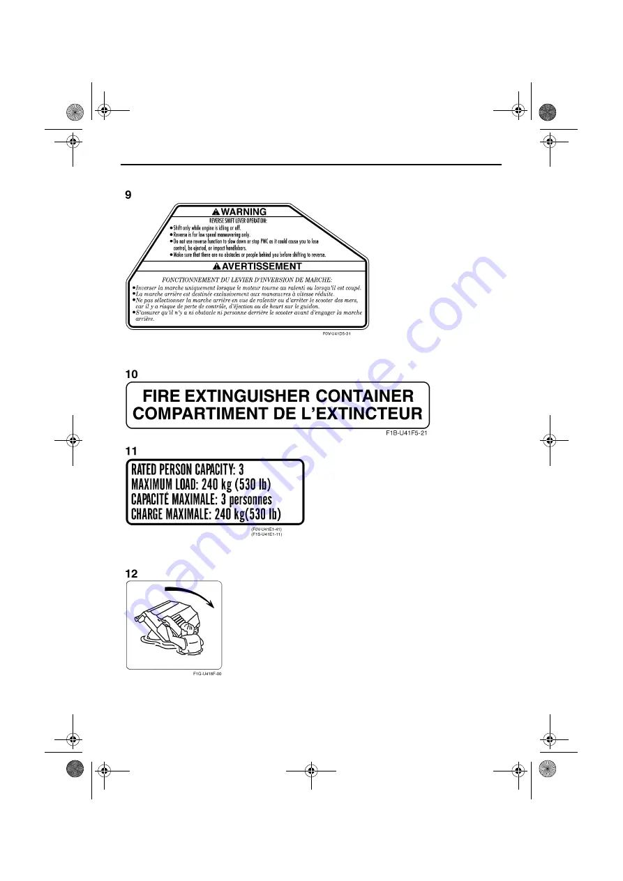 Yamaha 2012 WaveRunner VX Cruiser Owner'S/Operator'S Manual Download Page 13