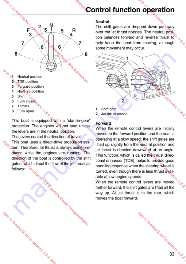 Yamaha 2013 242 Limited S Owner'S/Operator'S Manual Download Page 39