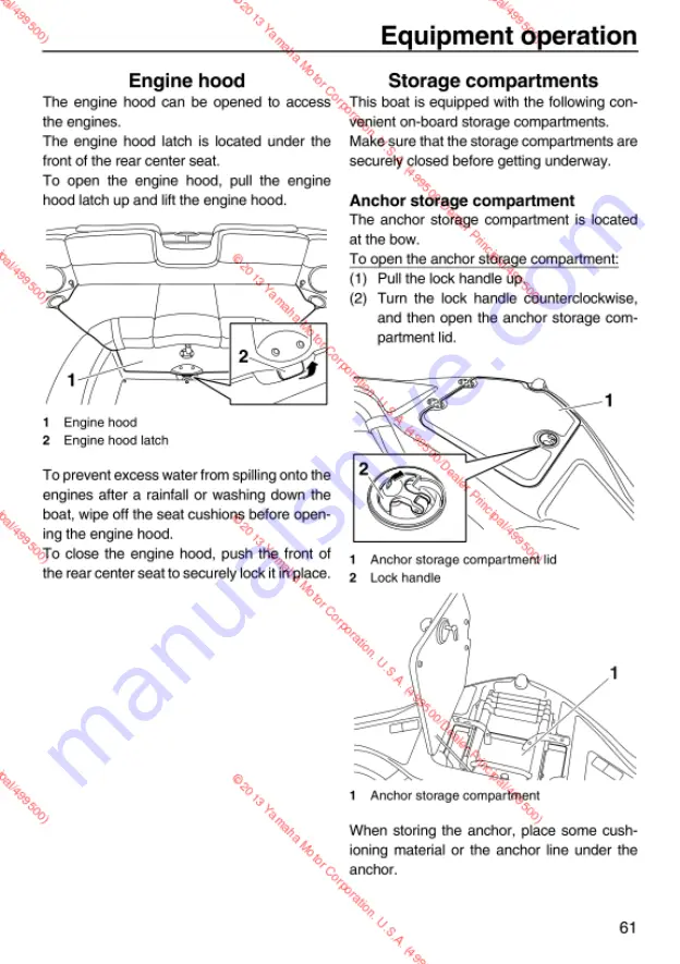 Yamaha 2013 242 Limited S Скачать руководство пользователя страница 67