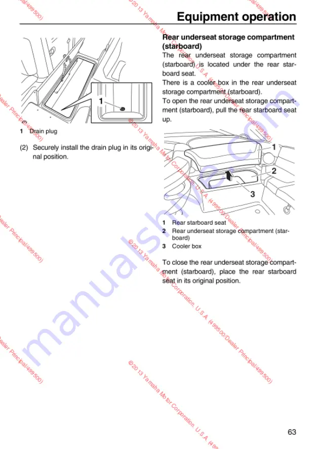 Yamaha 2013 242 Limited S Скачать руководство пользователя страница 69