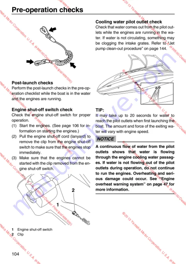 Yamaha 2013 242 Limited S Скачать руководство пользователя страница 110