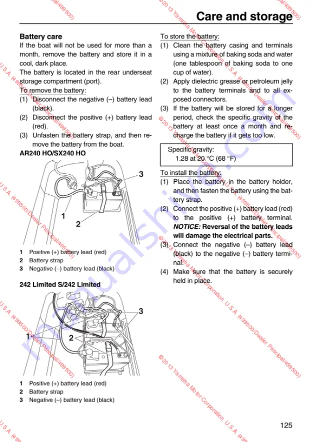 Yamaha 2013 242 Limited S Скачать руководство пользователя страница 131