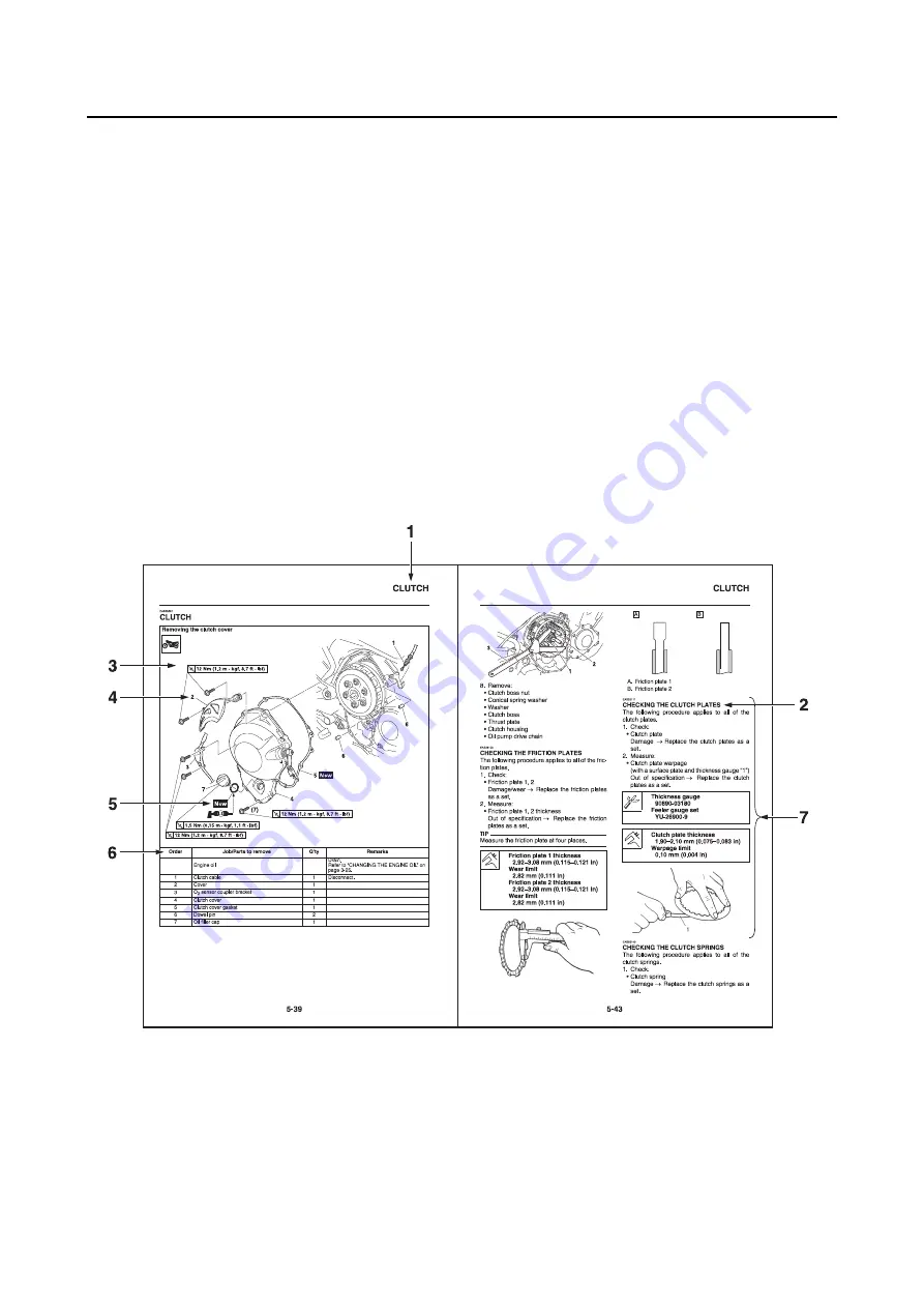 Yamaha 2014 MT-07 Service Manual Download Page 4