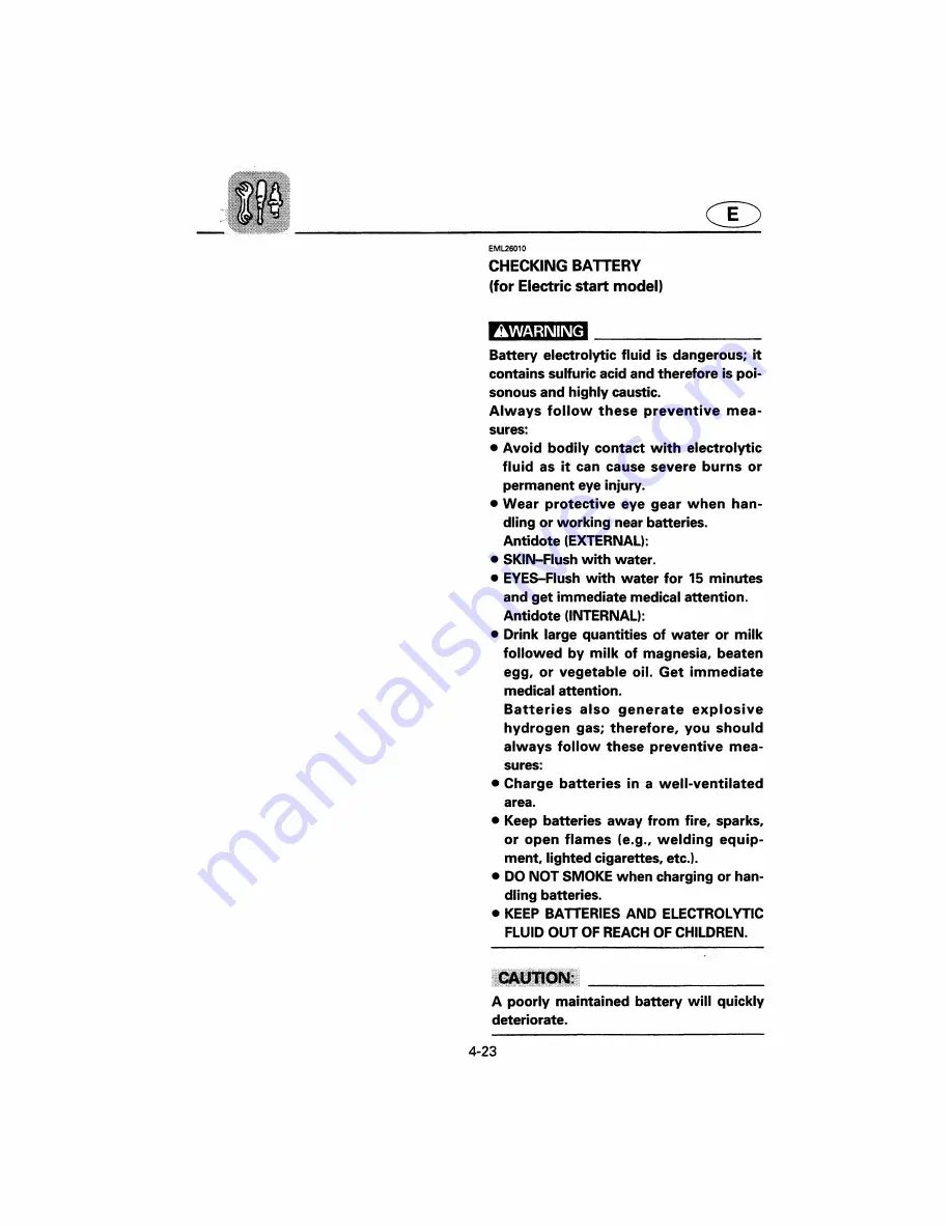 Yamaha 225X Owner'S Manual Download Page 94