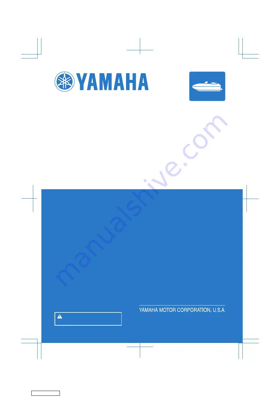 Yamaha 255XD 2021 Owner'S/Operator'S Manual Download Page 1