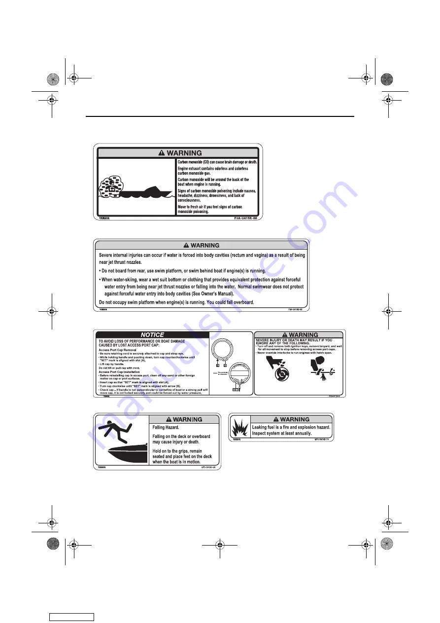 Yamaha 255XD 2021 Owner'S/Operator'S Manual Download Page 15