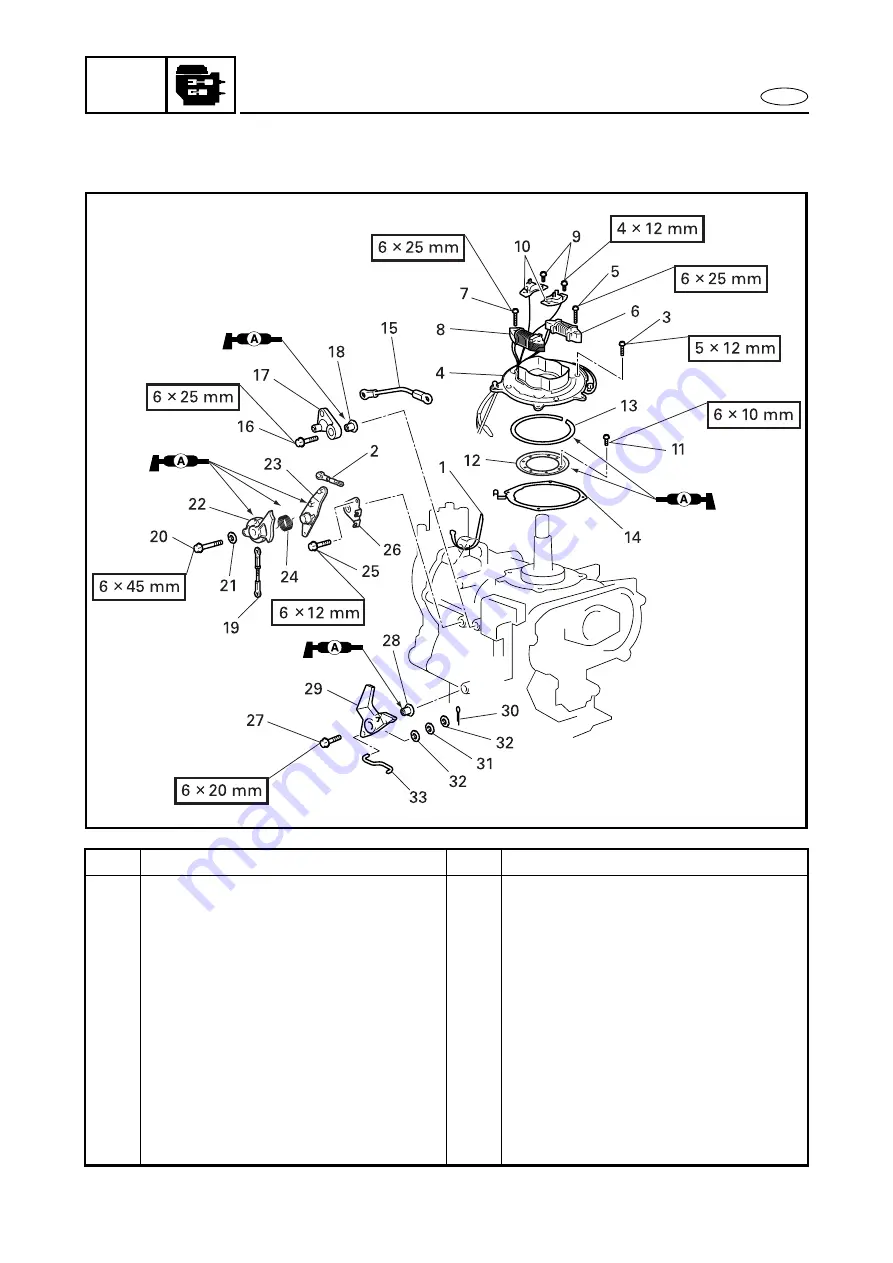 Yamaha 25BMH Service Manual Download Page 216