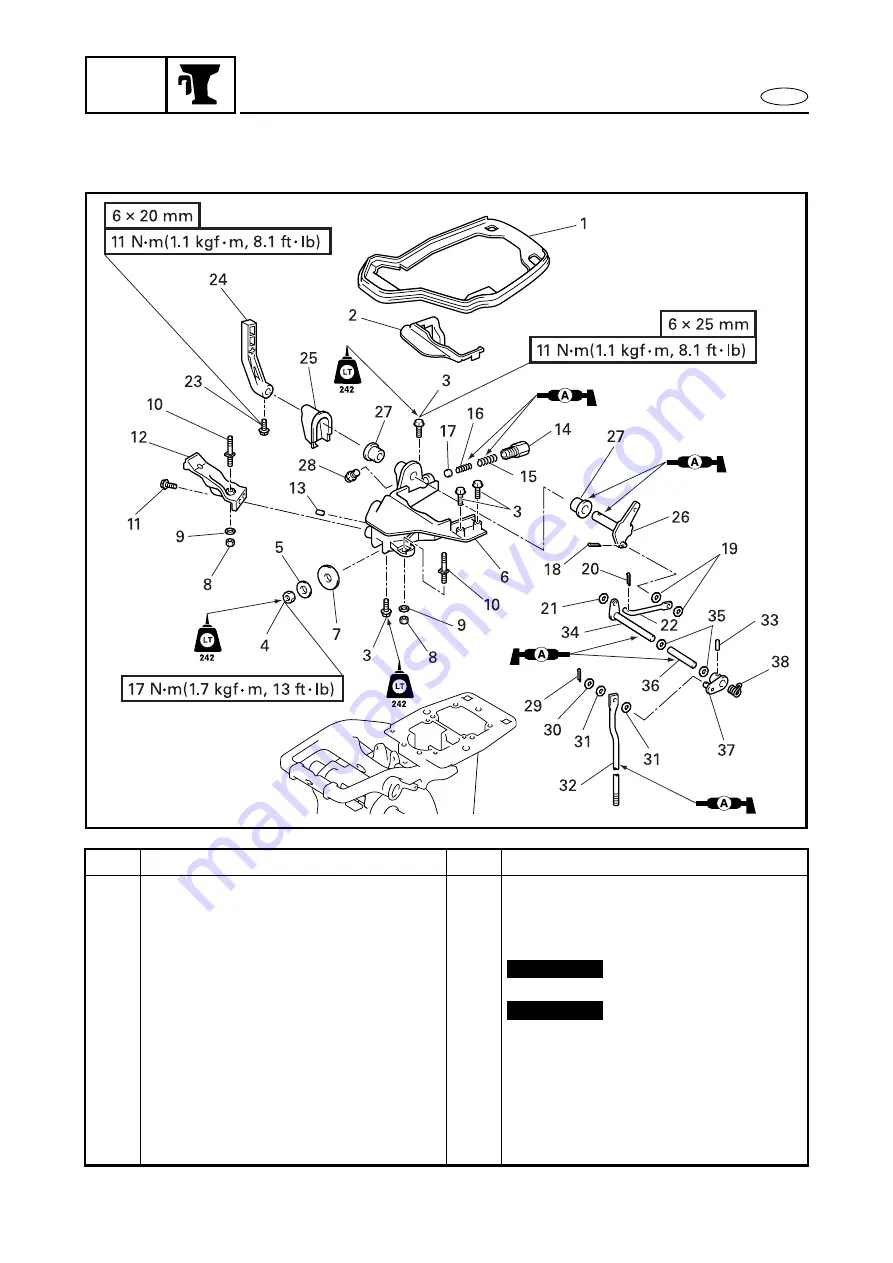 Yamaha 25BMH Service Manual Download Page 348