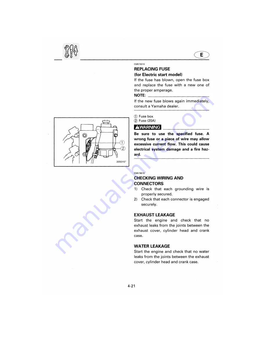 Yamaha 40W Owner'S Manual Download Page 110