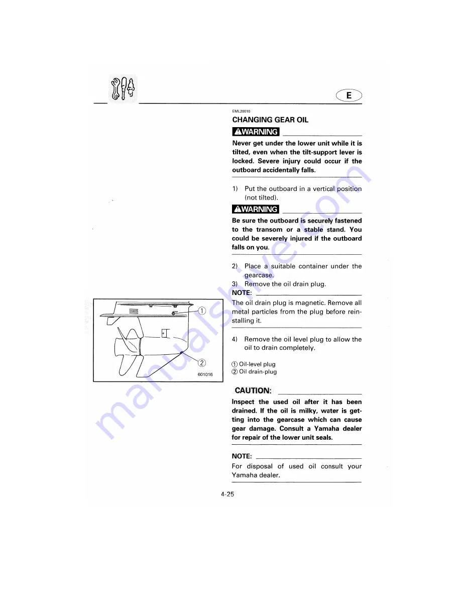 Yamaha 40W Owner'S Manual Download Page 114